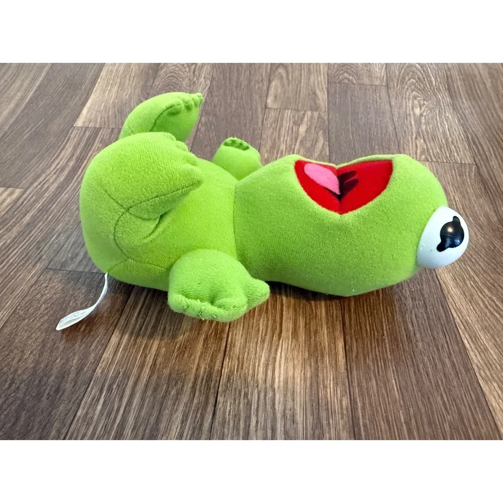 Vintage 1987 Jim Henson Baby Kermit the Frog Plush Muppet Babies 80s Toy Green